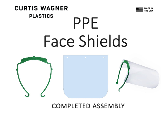 Shield Only for use with headband Made in USA by CWP Corporation  ID FS911H3